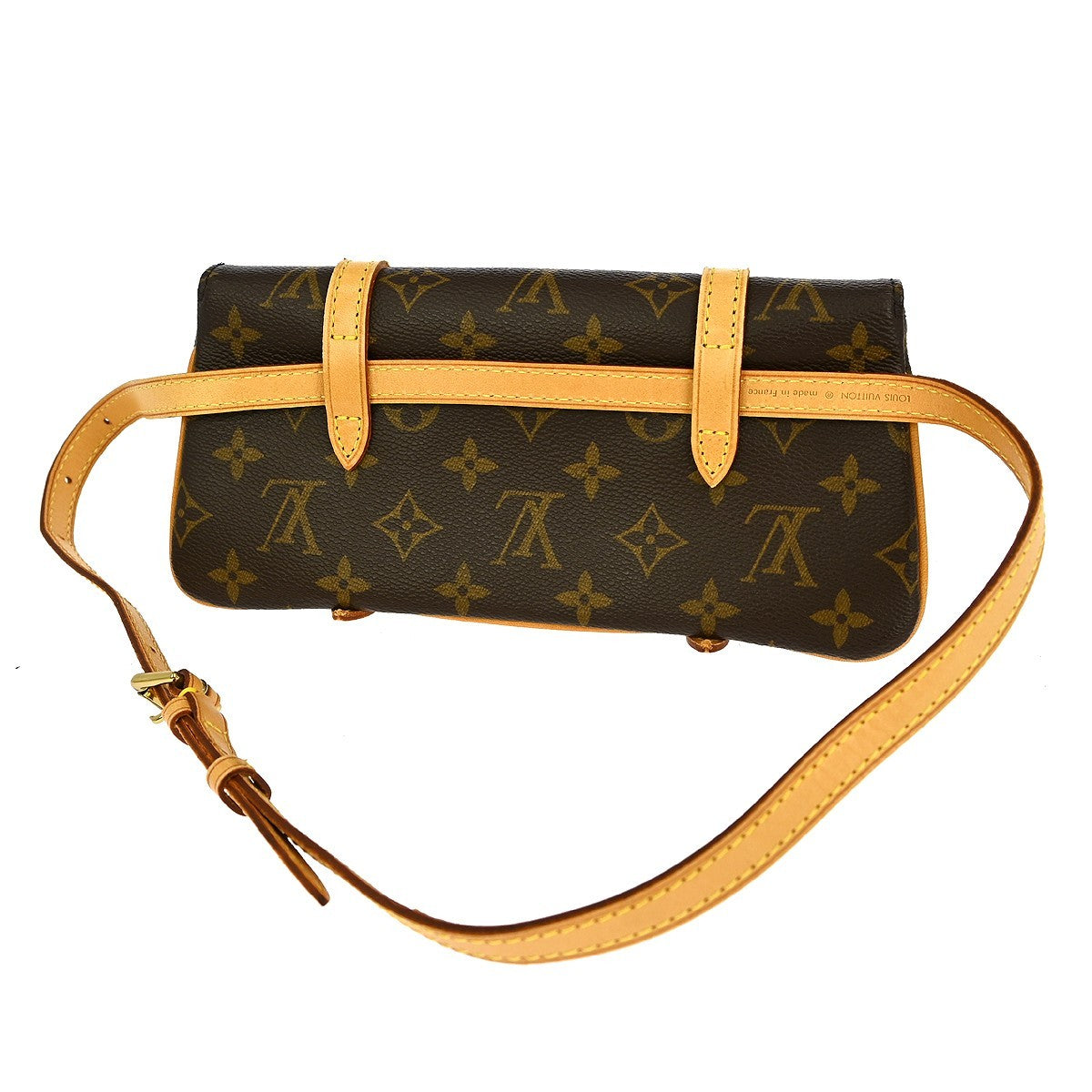 Louis Vuitton Marelle Waist Bag Monogram Canvas Brown Canvas Clutche & Pouche Bag (Pre-Owned)