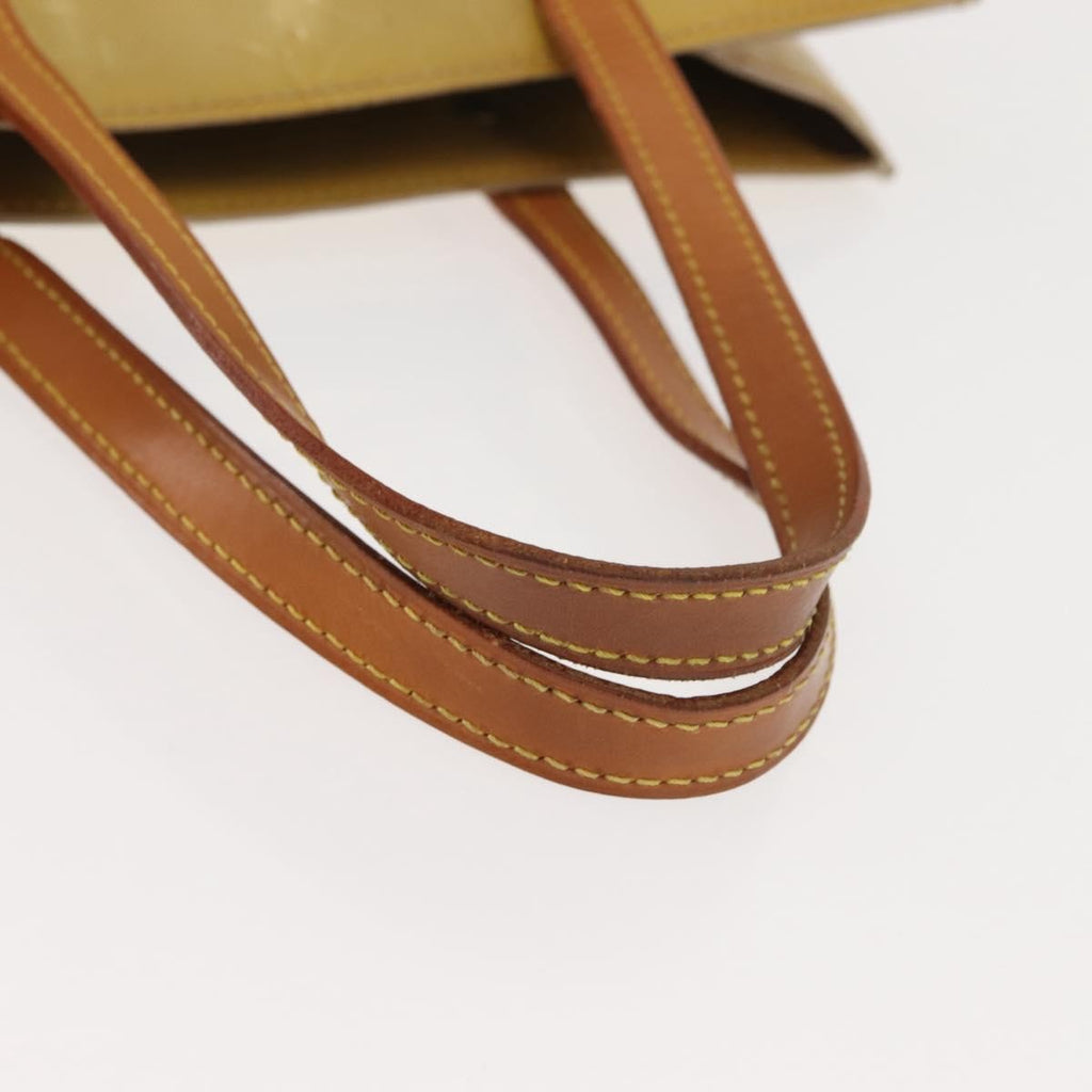 Louis Vuitton Reade Handbag Monogram Vernis Beige Patent_Leather Handbag (Pre-Owned)