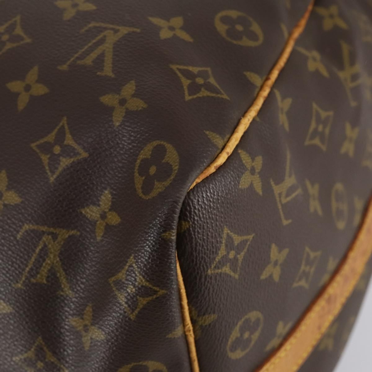 Louis Vuitton Keepall Bandouliere Bag Monogram Canvas Brown Canvas Travel Bag Bag (Pre-Owned)