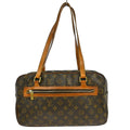 Louis Vuitton Cite Handbag Monogram Canvas Brown Canvas Clutche & Pouche Bag (Pre-Owned)
