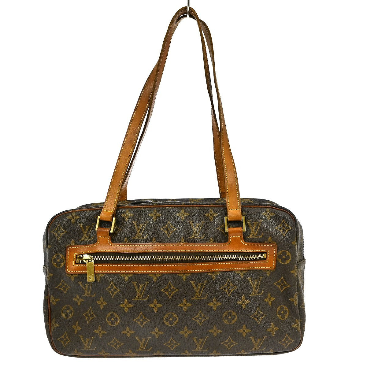 Louis Vuitton Cite Handbag Monogram Canvas Brown Canvas Clutche & Pouche Bag (Pre-Owned)