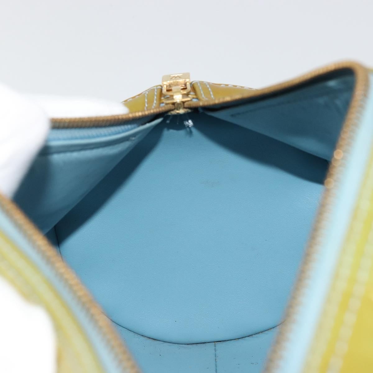 Louis Vuitton Bedford Handbag Monogram Vernis Green Patent_Leather Handbag (Pre-Owned)