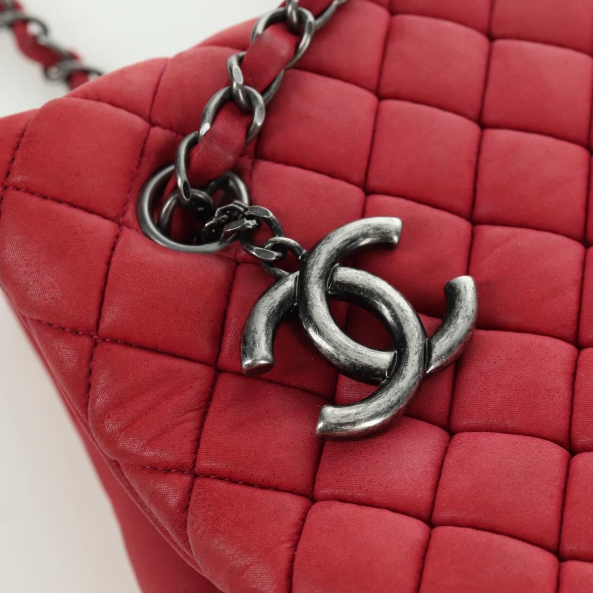 Chanel New Bubble Tote Quilted Calfskin Red Leather Tote Bag Bag (Pre-Owned)