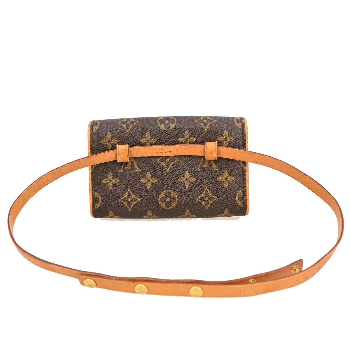 Louis Vuitton Florentine Pochette Monogram Canvas Brown Canvas Clutche & Pouche Bag (Pre-Owned)