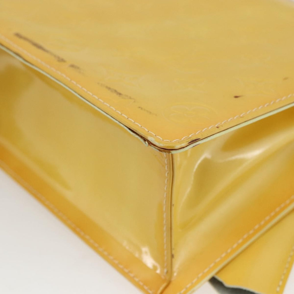 Louis Vuitton Spring Street Nm Handbag Patent Leather Yellow Patent_Leather Handbag (Pre-Owned)