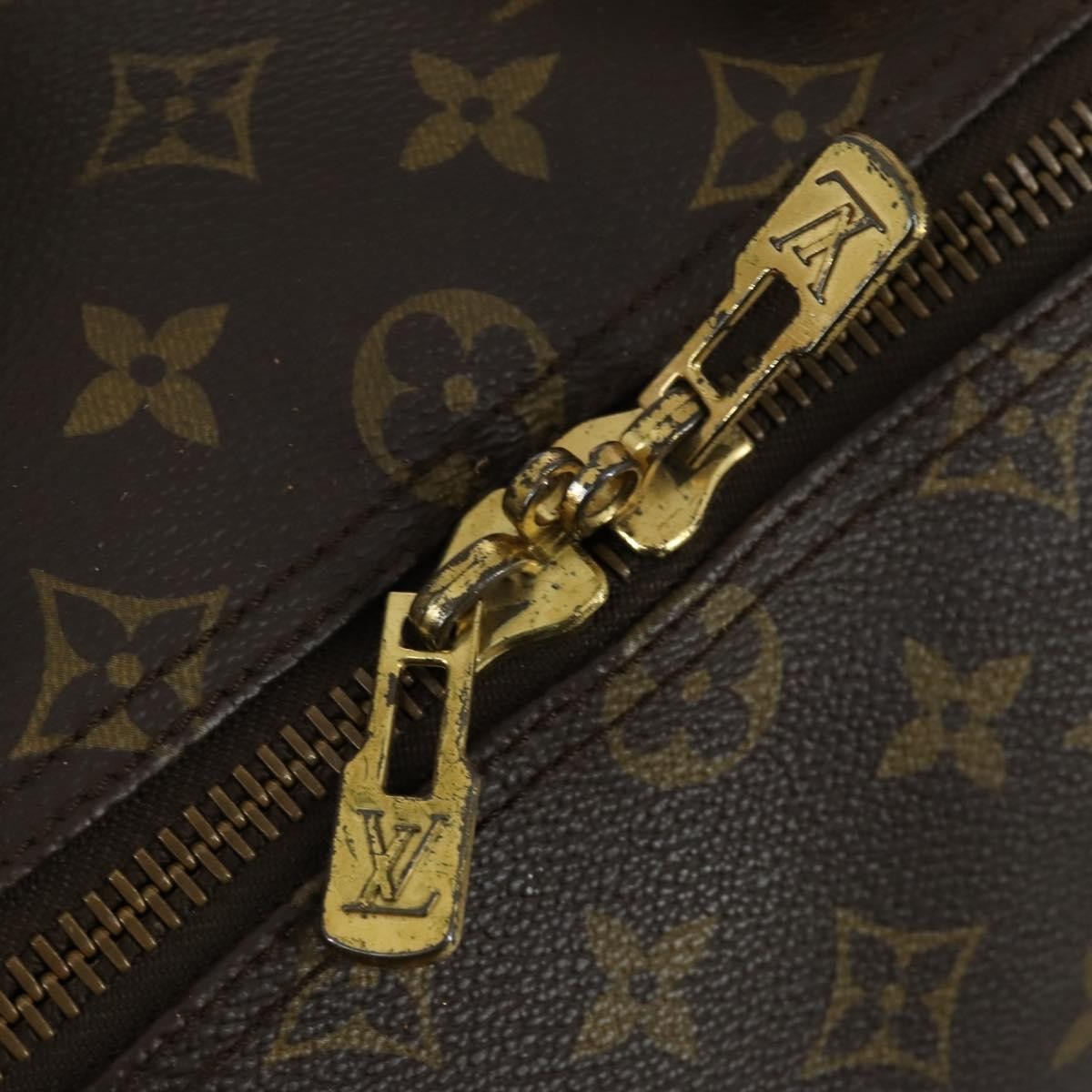 Louis Vuitton Keepall Bag Monogram Canvas Brown Canvas Travel Bag Bag (Pre-Owned)