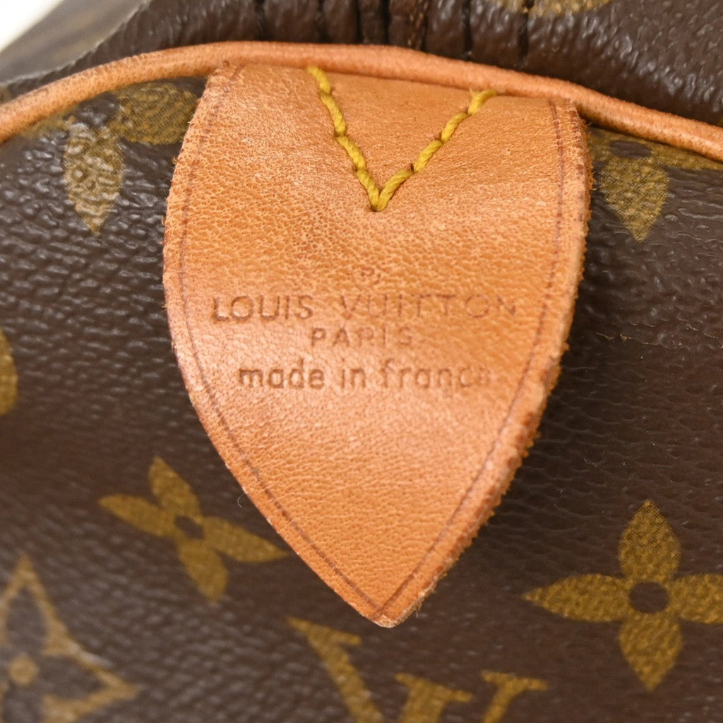Louis Vuitton Keepall Bag Monogram Canvas Brown Canvas Travel Bag Bag (Pre-Owned)