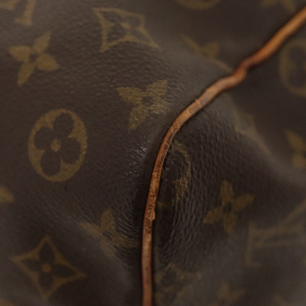 Louis Vuitton Keepall Bag Monogram Canvas Brown Canvas Travel Bag Bag (Pre-Owned)