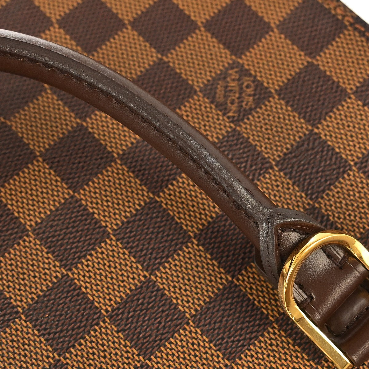 Louis Vuitton Triana Bag Damier Brown Canvas Handbag (Pre-Owned)