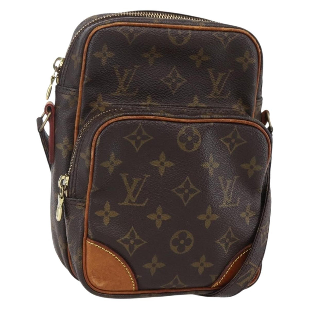Louis Vuitton Amazone Bag Monogram Canvas Brown Canvas Shoulder Bag Bag (Pre-Owned)