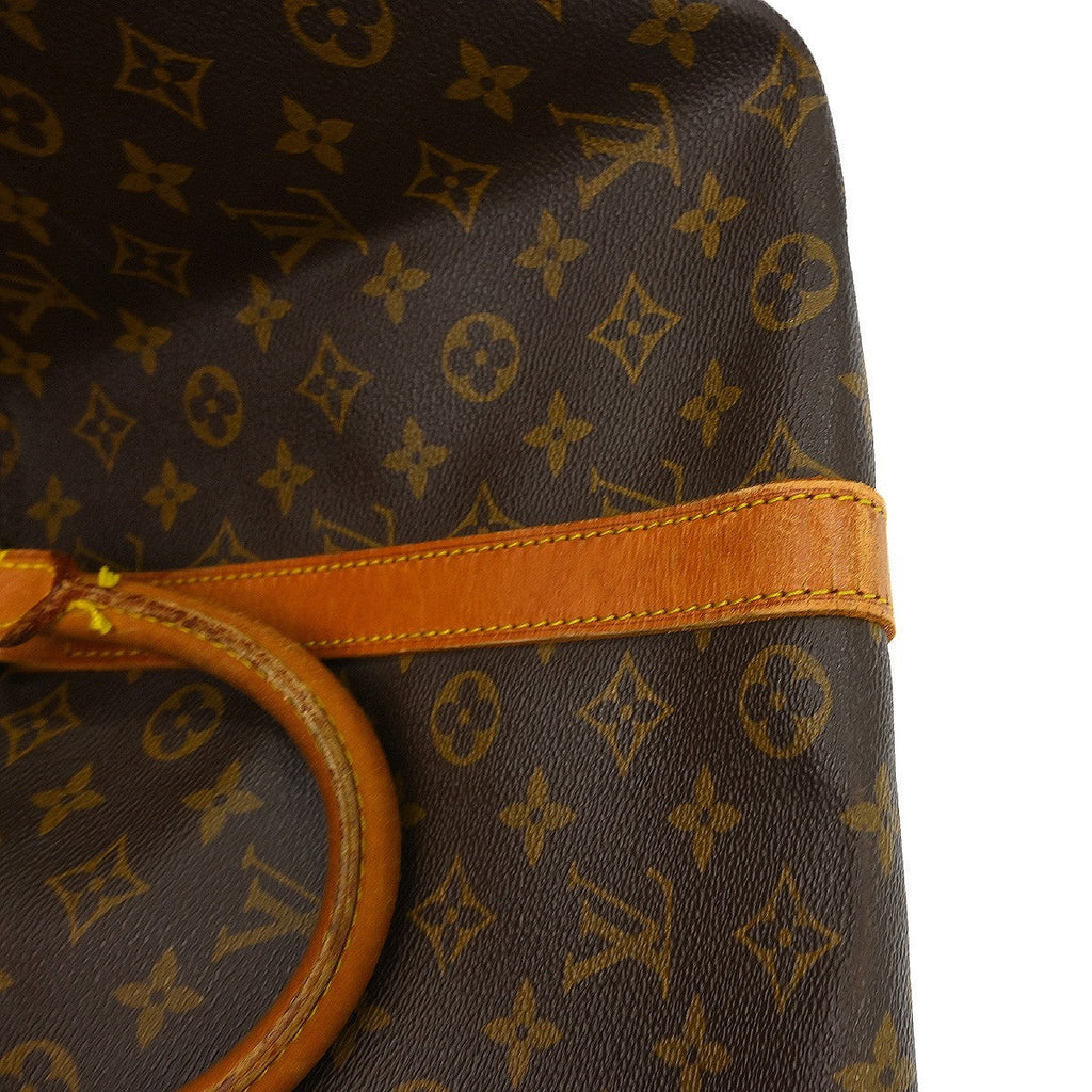 Louis Vuitton Keepall Bag Monogram Canvas Brown Canvas Travel Bag Bag (Pre-Owned)