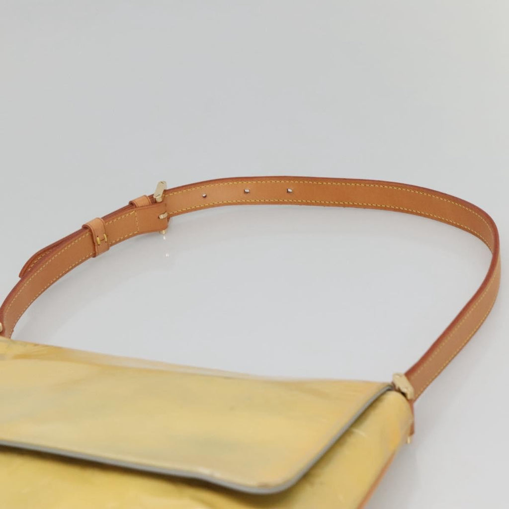 Louis Vuitton Thompson Street Handbag Monogram Vernis Beige Patent_Leather Shoulder Bag Bag (Pre-Owned)