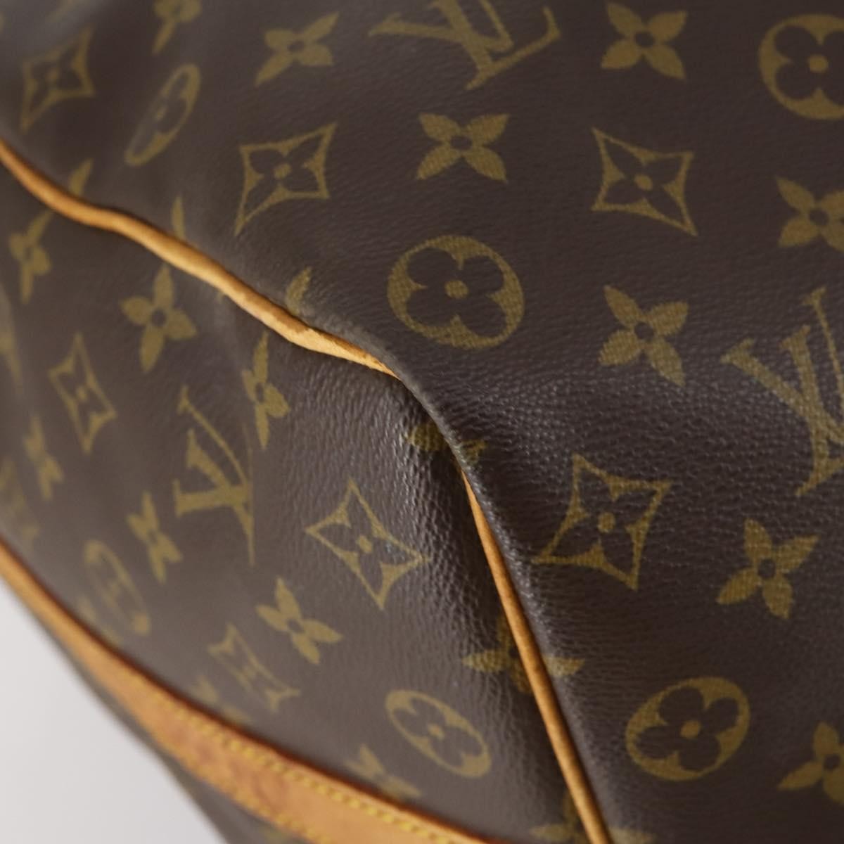 Louis Vuitton Keepall Bandouliere Bag Monogram Canvas Brown Canvas Travel Bag Bag (Pre-Owned)