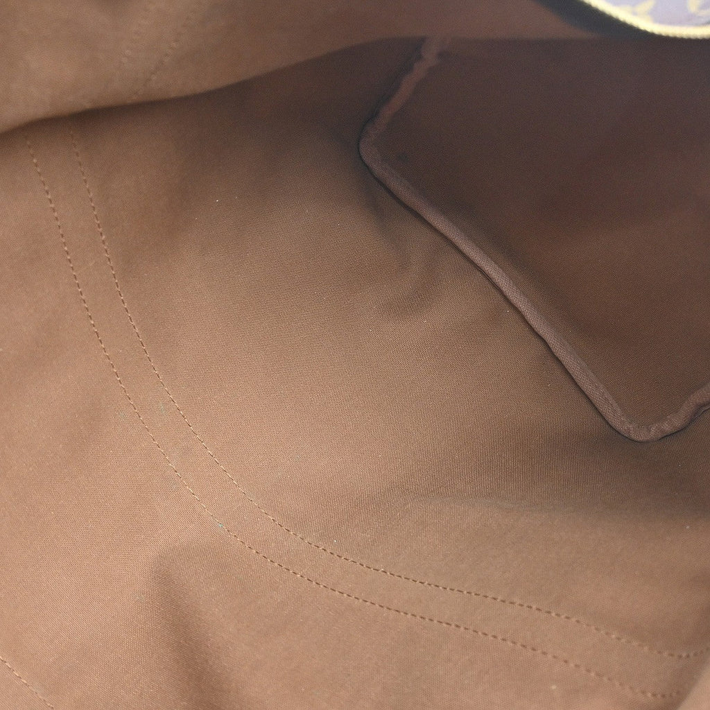 Louis Vuitton Keepall Bag Monogram Canvas Brown Canvas Travel Bag Bag (Pre-Owned)
