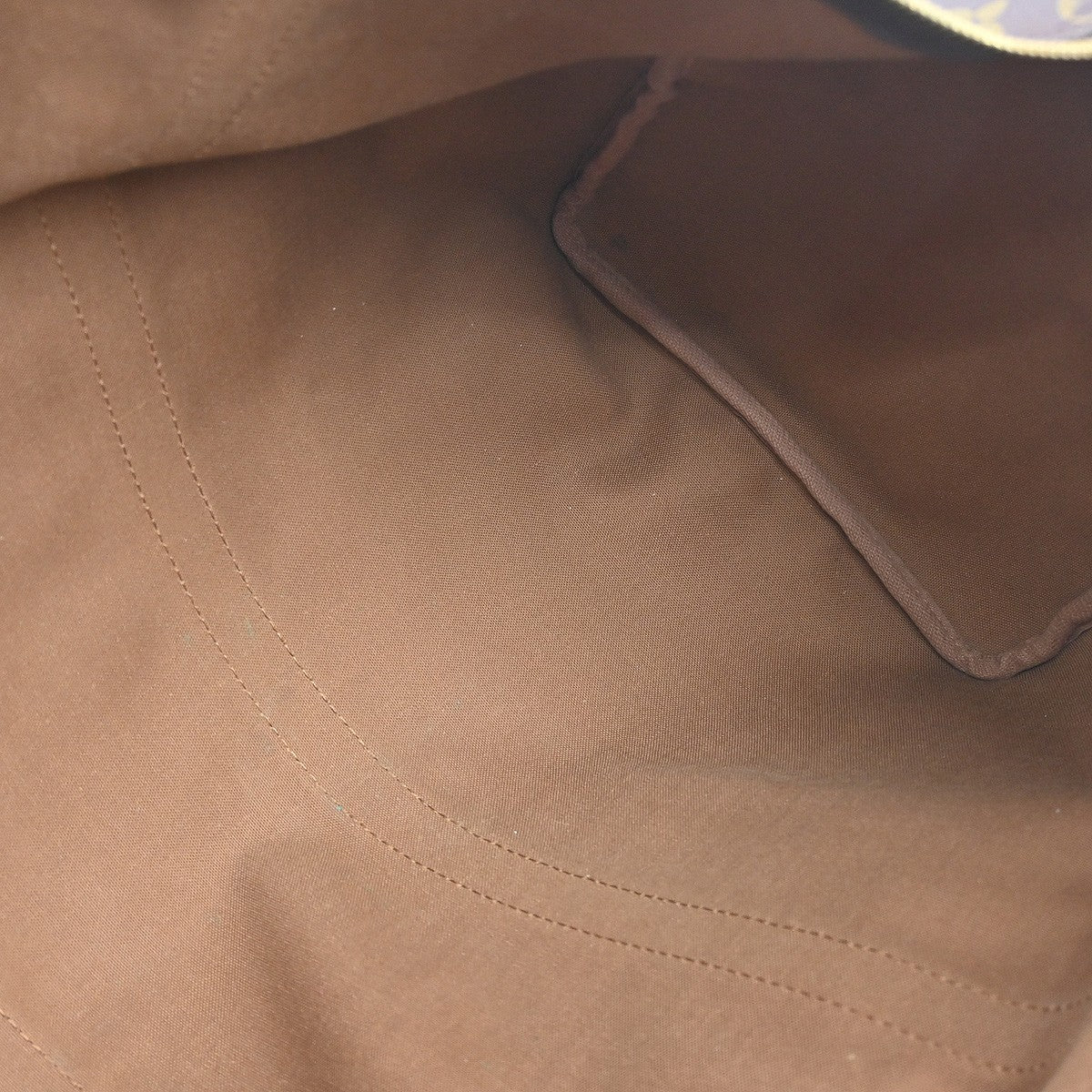 Louis Vuitton Keepall Bag Monogram Canvas Brown Canvas Travel Bag Bag (Pre-Owned)