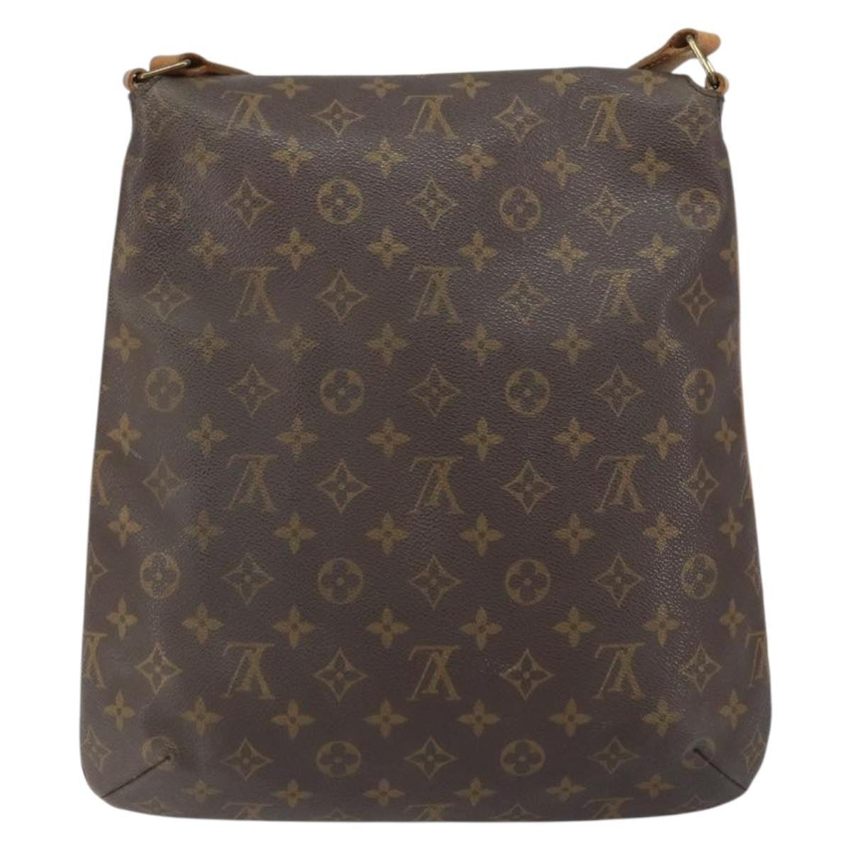 Louis Vuitton Musette Salsa Handbag Monogram Canvas Brown Canvas Shoulder Bag Bag (Pre-Owned)
