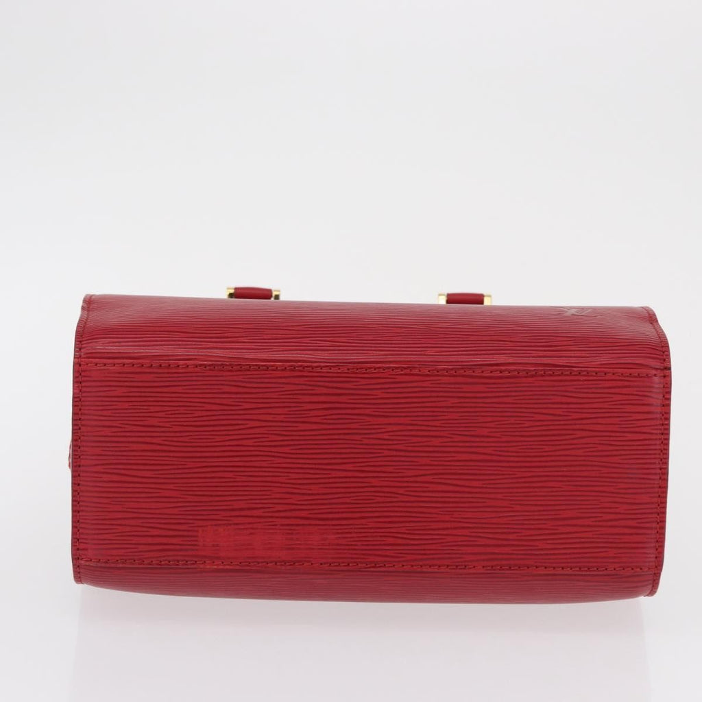 Louis Vuitton Pont Neuf Handbag Epi Leather Red Leather Handbag (Pre-Owned)