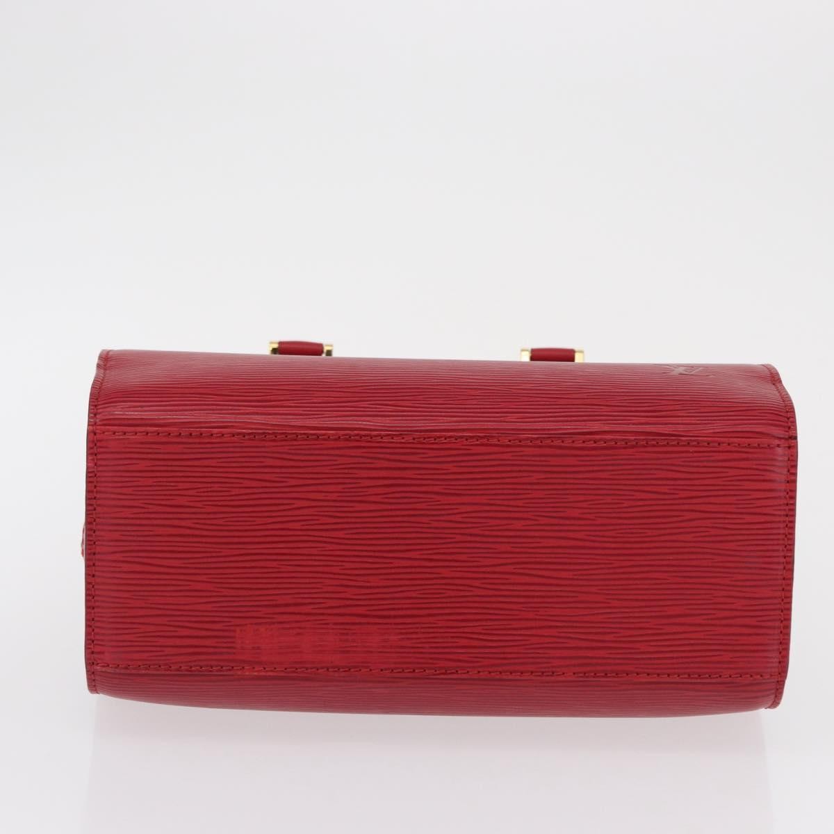 Louis Vuitton Pont Neuf Handbag Epi Leather Red Leather Handbag (Pre-Owned)