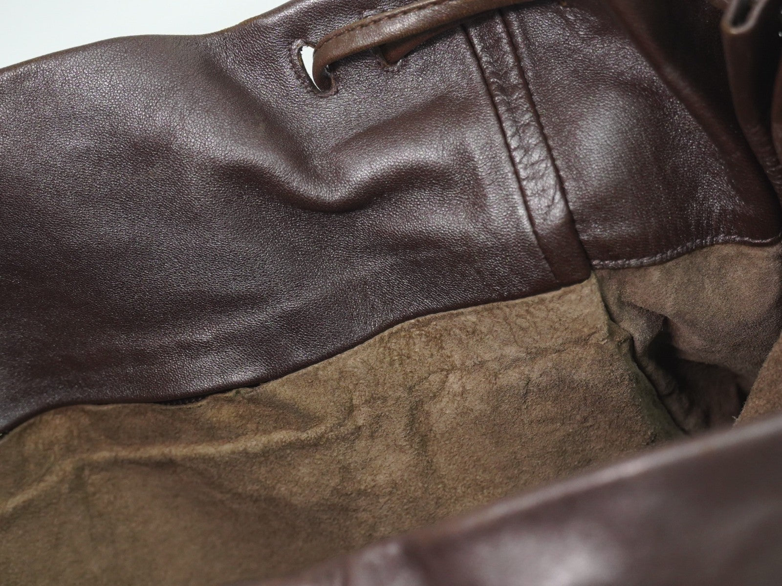 Bottega Veneta Intrecciato Shoulder Bag Leather Brown Leather Shoulder Bag Bag (Pre-Owned)