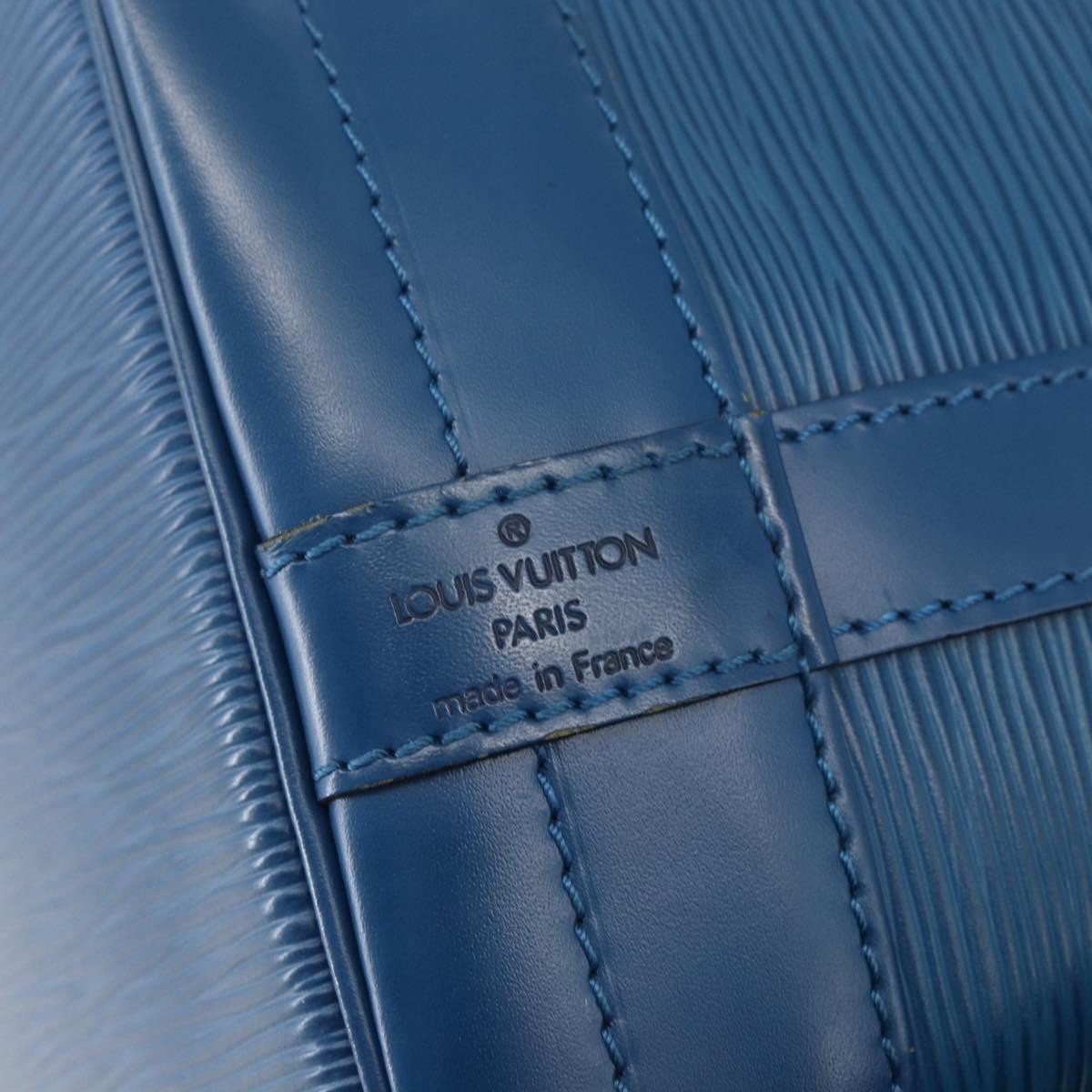 Louis Vuitton Noe Handbag Epi Leather Blue Leather Shoulder Bag Bag (Pre-Owned)