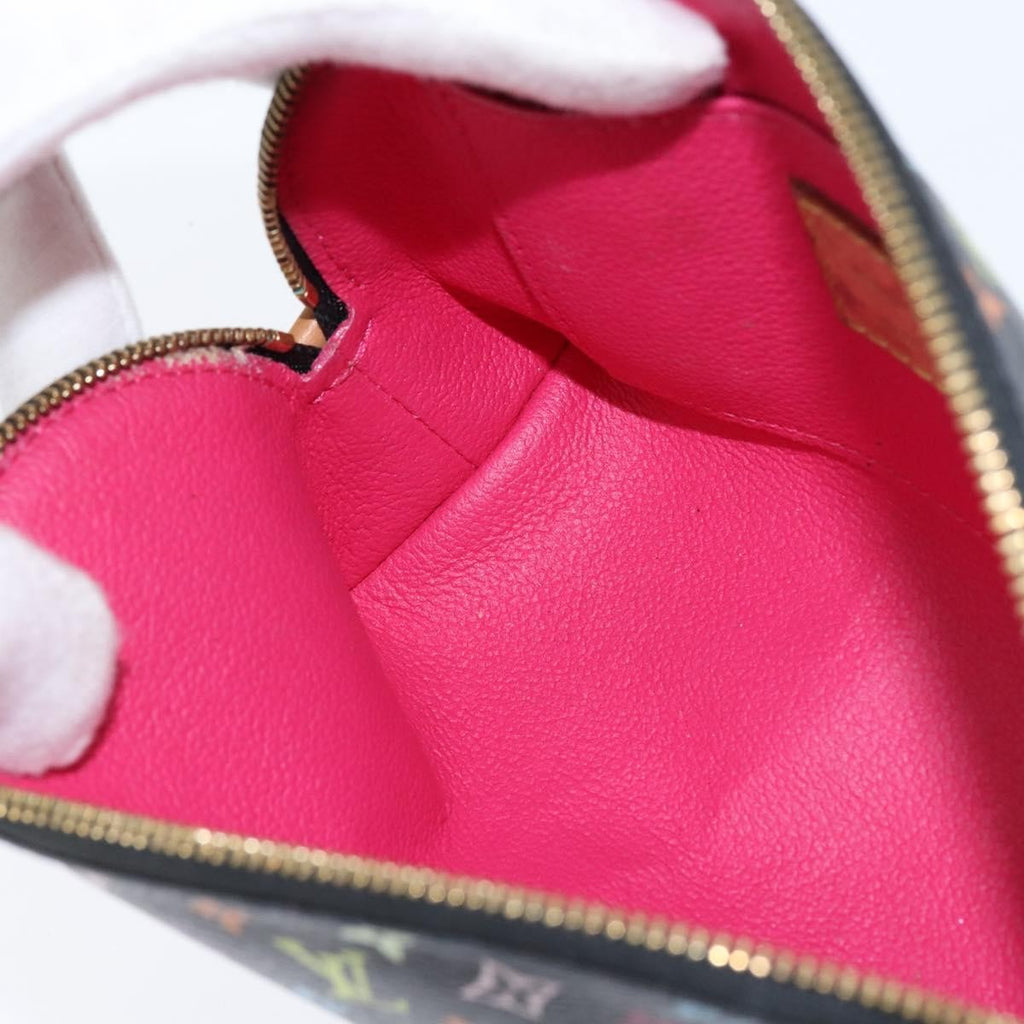 Louis Vuitton Cosmetic Pouch Monogram Multicolor Black Canvas Clutche & Pouche Bag (Pre-Owned)