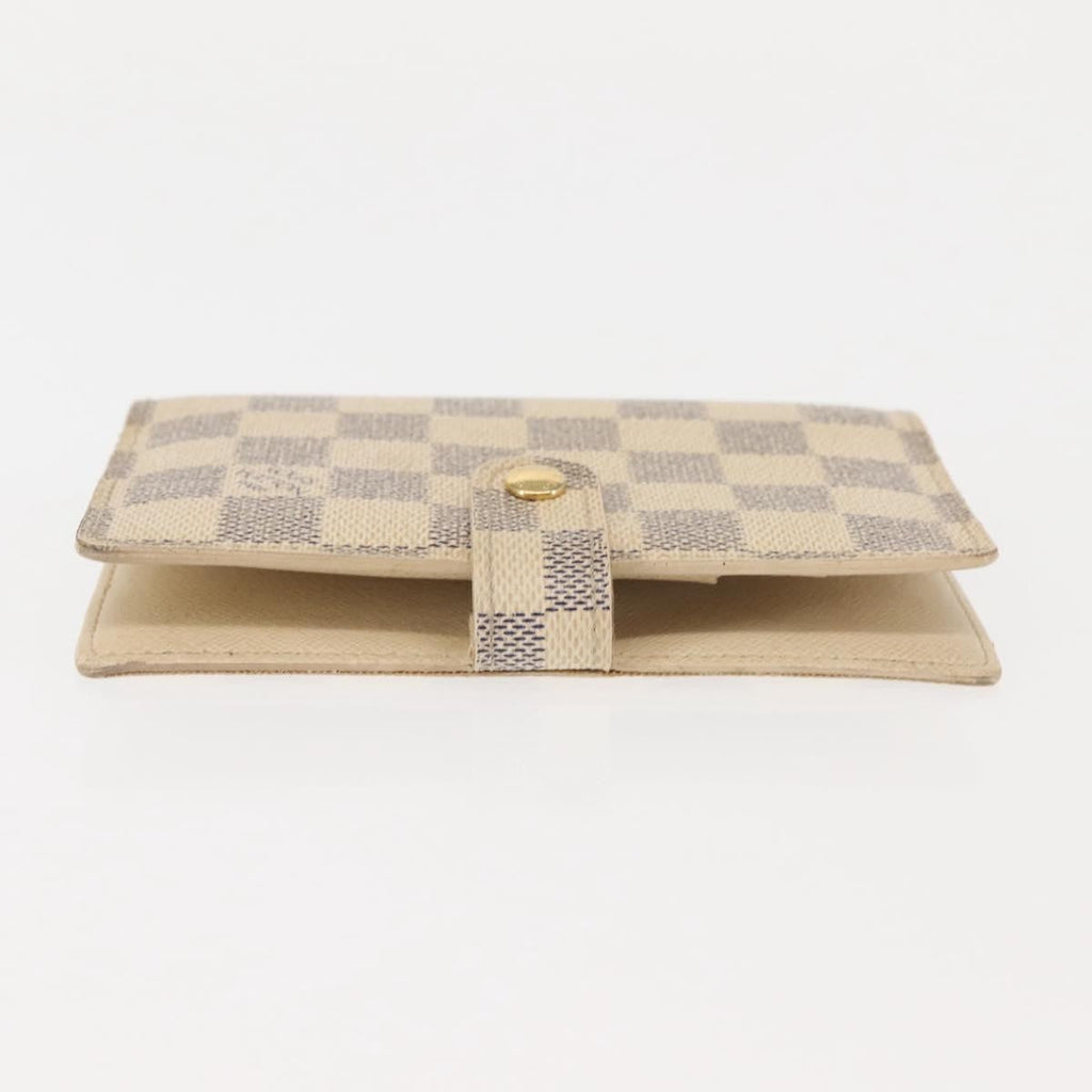 Louis Vuitton Agenda Cover Damier Azur Beige Canvas Toiletry Case Accessory (Pre-Owned)