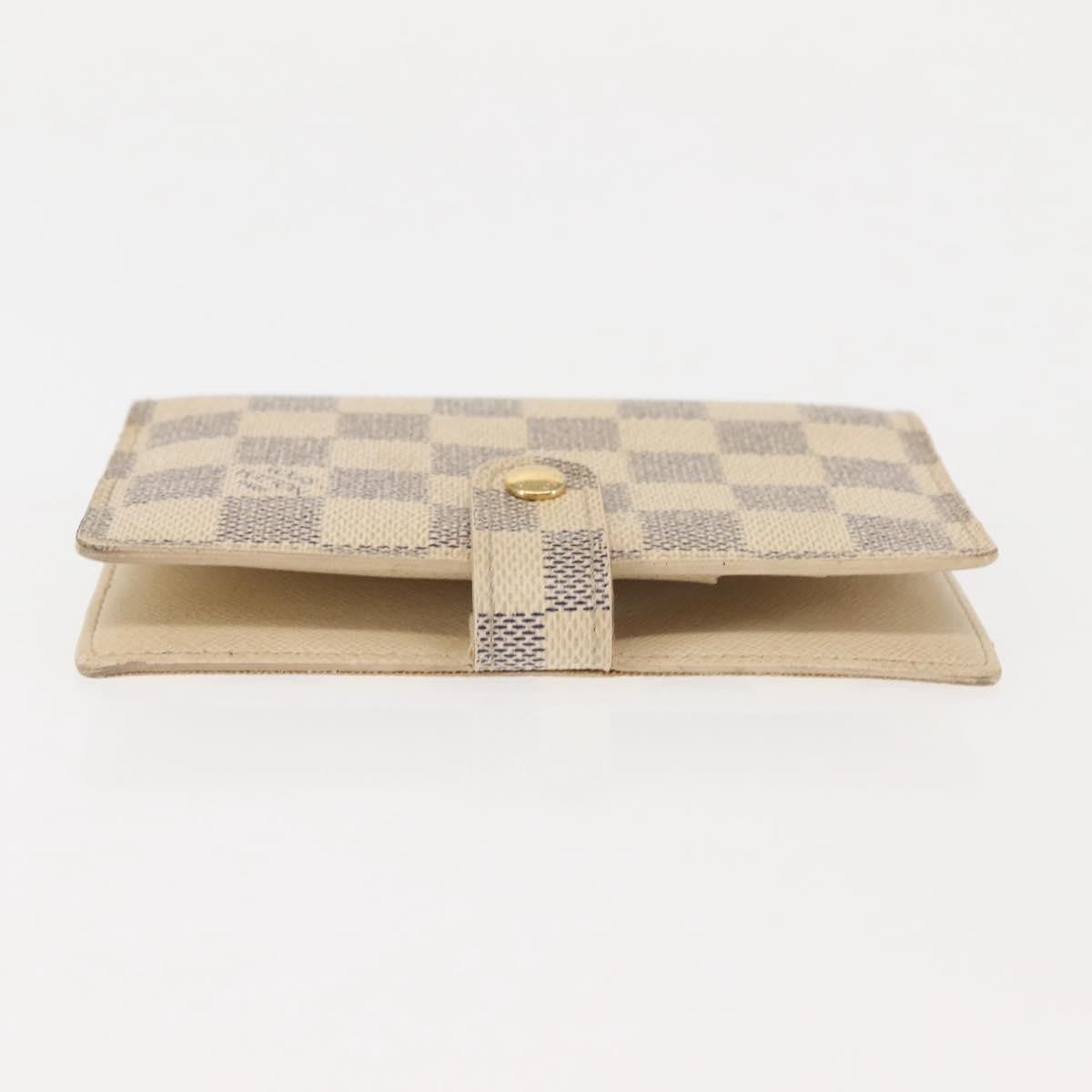 Louis Vuitton Agenda Cover Damier Azur Beige Canvas Toiletry Case Accessory (Pre-Owned)
