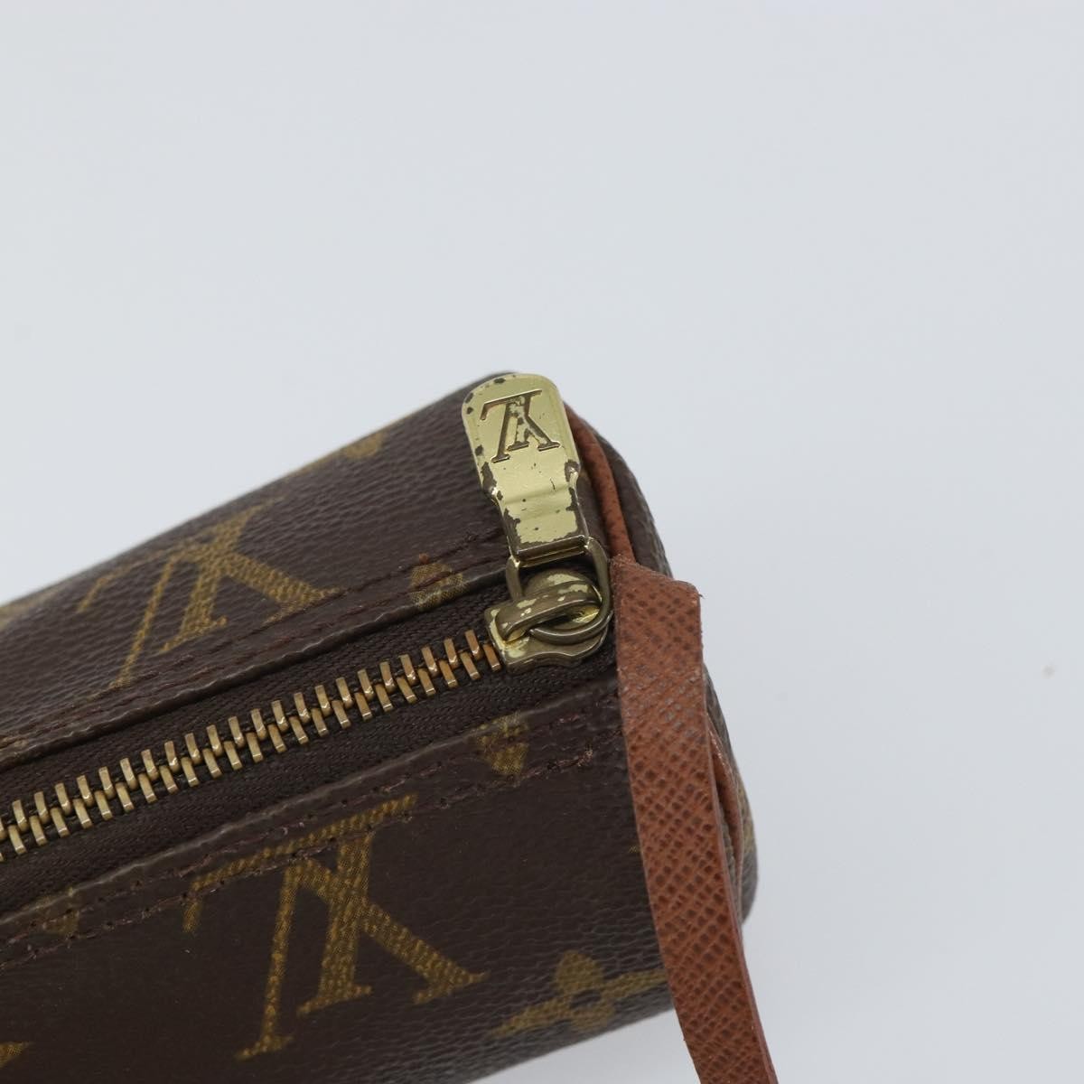 Louis Vuitton Papillon Pochette Monogram Canvas Brown Canvas Clutche & Pouche Bag (Pre-Owned)