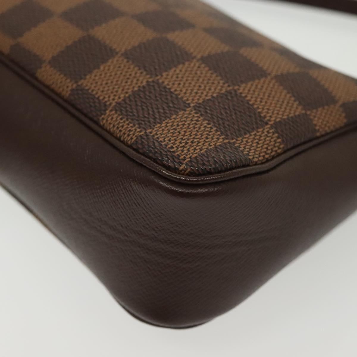 Louis Vuitton Trousse Make Up Bag Damier Canvas Brown Canvas Shoulder Bag Bag (Pre-Owned)