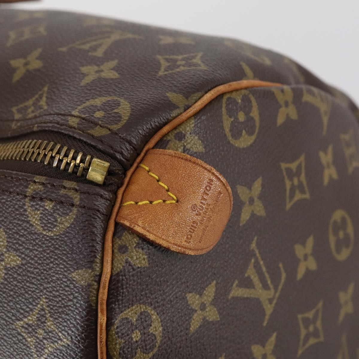 Louis Vuitton Keepall Bag Monogram Canvas Brown Canvas Travel Bag Bag (Pre-Owned)