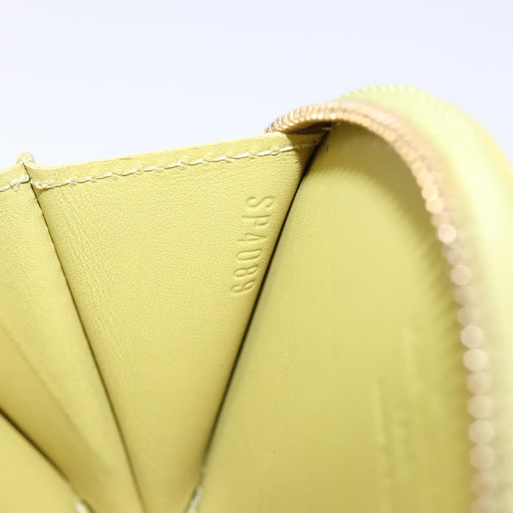 Louis Vuitton Boite Chapeau Coin Purse Monogram Vernis Beige Patent_Leather Wallets Accessory (Pre-Owned)