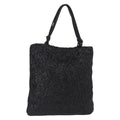 Prada Vintage Tote Nylon Black Nylon Tote Bag Bag (Pre-Owned)