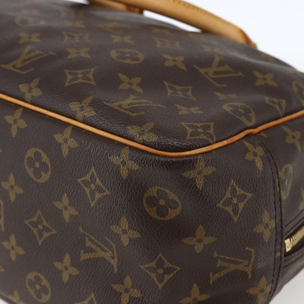 Louis Vuitton Deauville Handbag Monogram Canvas Brown Canvas Handbag (Pre-Owned)