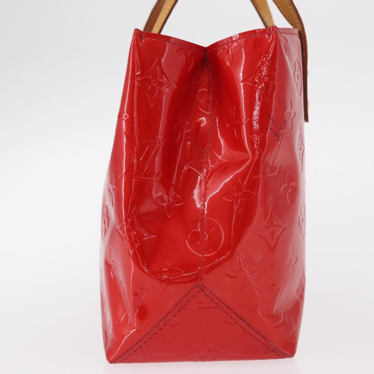 Louis Vuitton Reade Handbag Monogram Vernis Red Patent_Leather Handbag (Pre-Owned)