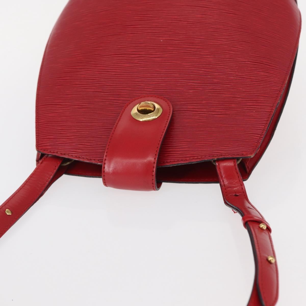 Louis Vuitton Cluny Shoulder Bag Epi Leather Red Leather Shoulder Bag Bag (Pre-Owned)