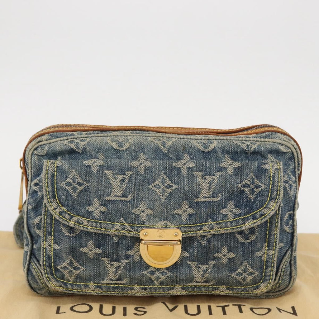 Louis Vuitton Bum Bag Denim Blue Denim_Jeans Shoulder Bag Bag (Pre-Owned)