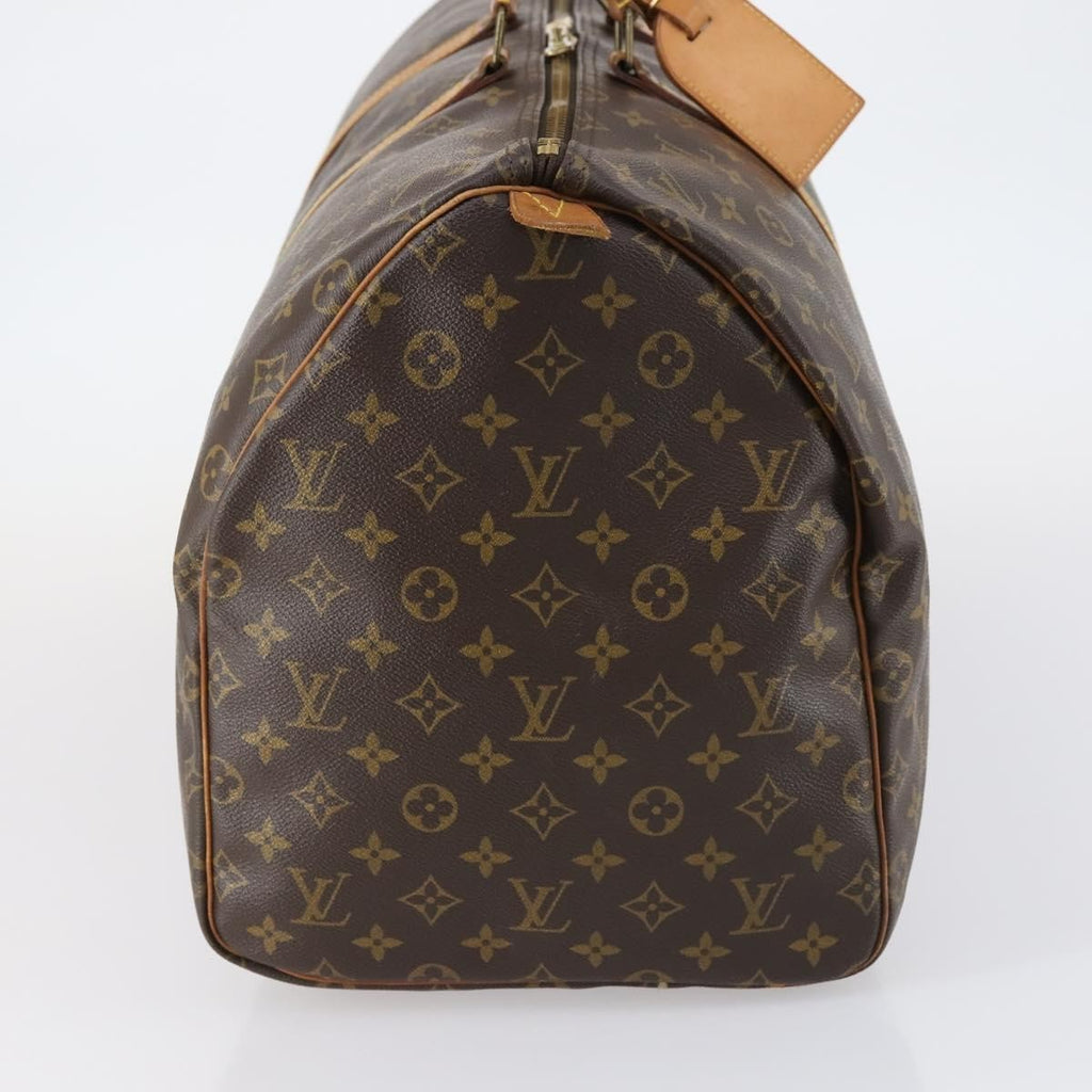 Louis Vuitton Keepall Bag Monogram Canvas Brown Canvas Travel Bag Bag (Pre-Owned)