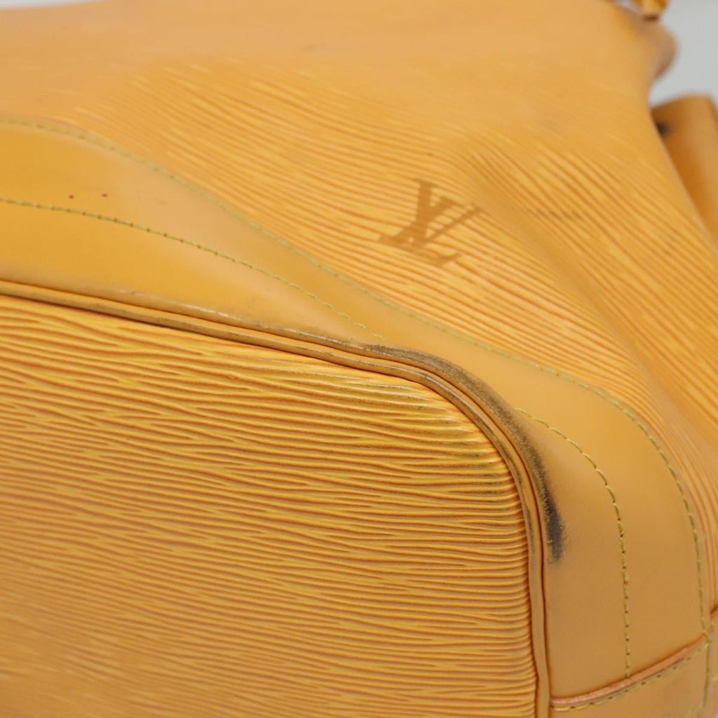 Louis Vuitton Noe Handbag Epi Leather Yellow Leather Shoulder Bag Bag (Pre-Owned)