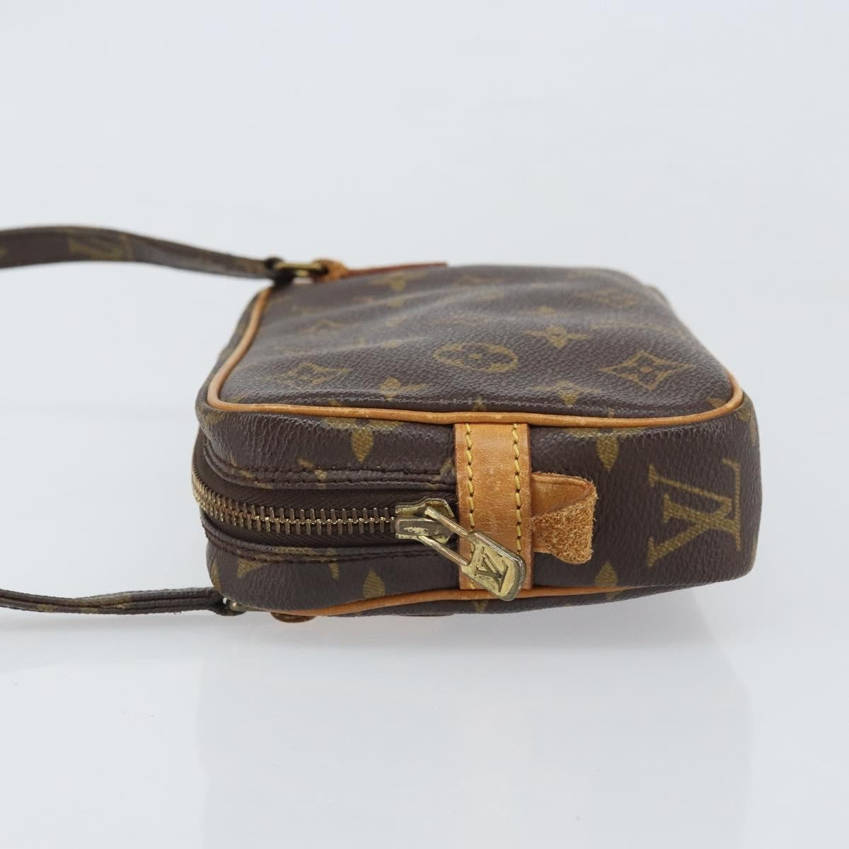 Louis Vuitton Pochette Marly Bandouliere Bag Monogram Canvas Brown Canvas Shoulder Bag Bag (Pre-Owned)