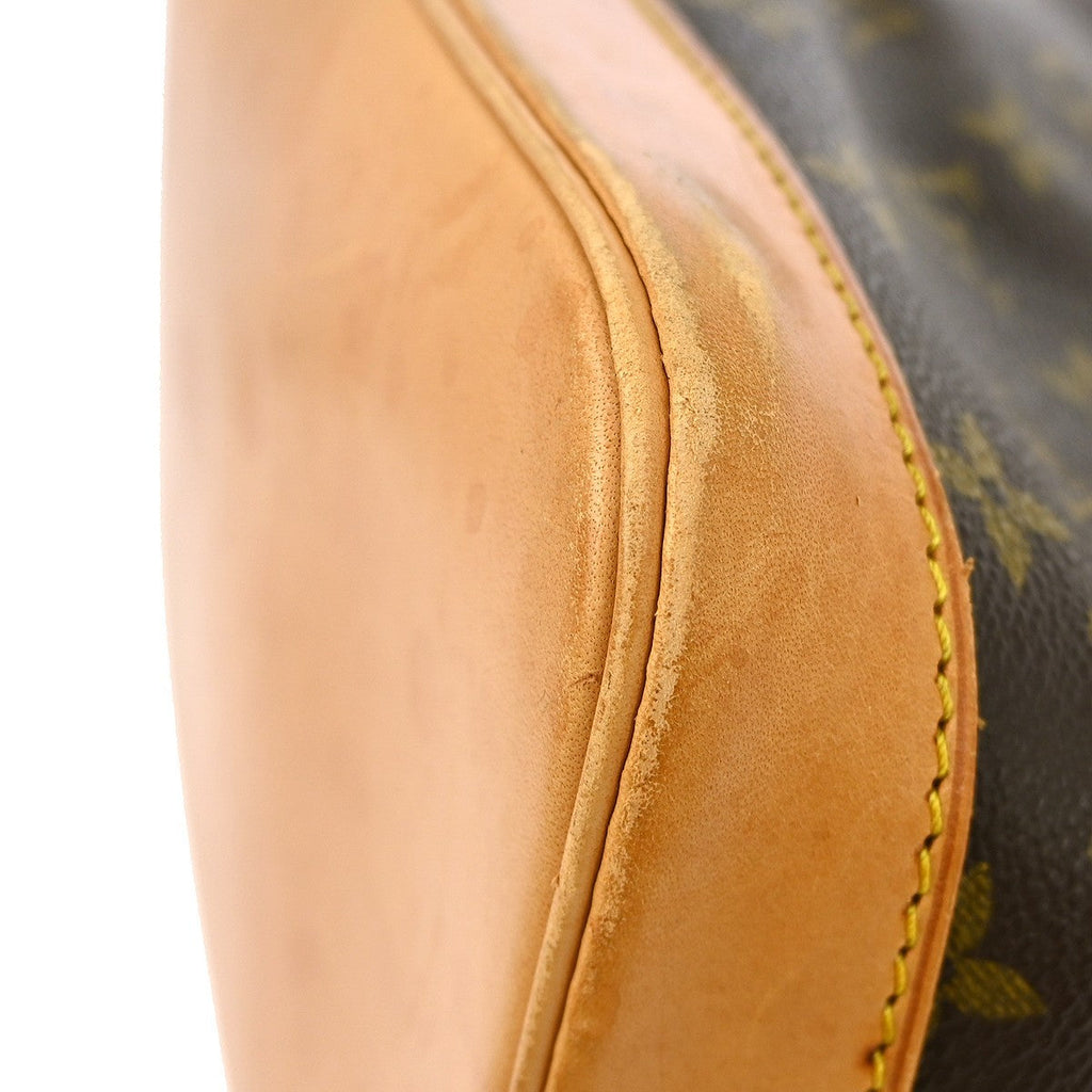 Louis Vuitton Alma Handbag Monogram Canvas Brown Canvas Handbag (Pre-Owned)