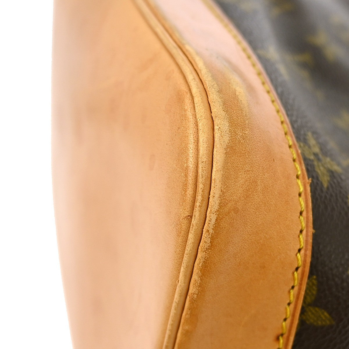 Louis Vuitton Alma Handbag Monogram Canvas Brown Canvas Handbag (Pre-Owned)