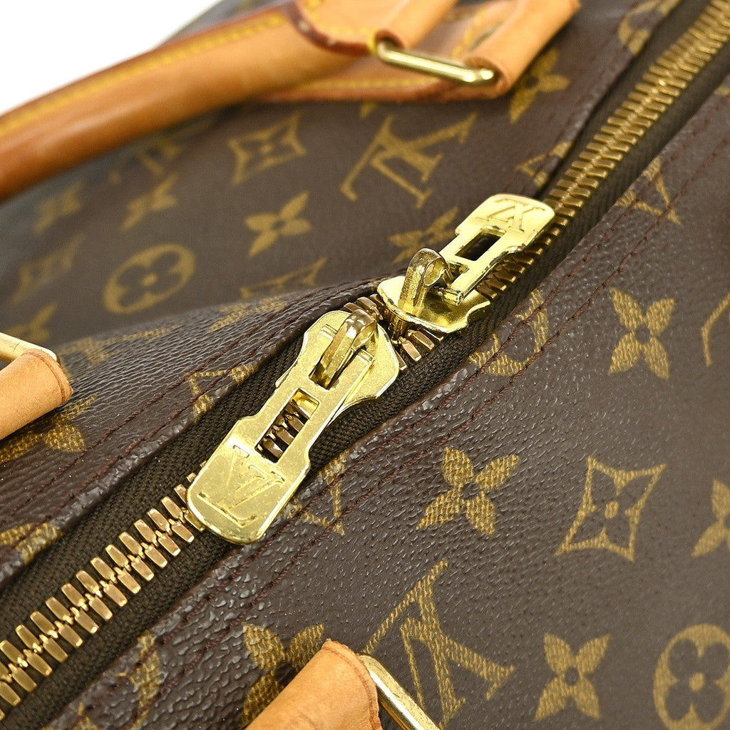 Louis Vuitton Keepall Bag Monogram Canvas Brown Canvas Travel Bag Bag (Pre-Owned)