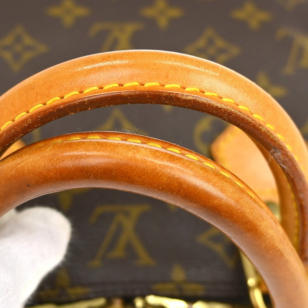 Louis Vuitton Alma Handbag Monogram Canvas Brown Canvas Handbag (Pre-Owned)