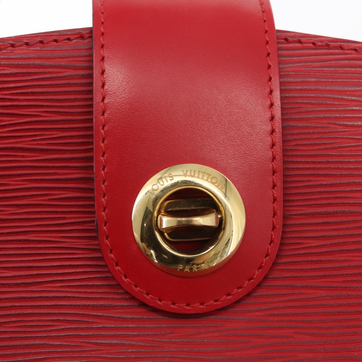 Louis Vuitton Cluny Shoulder Bag Epi Leather Red Leather Shoulder Bag Bag (Pre-Owned)