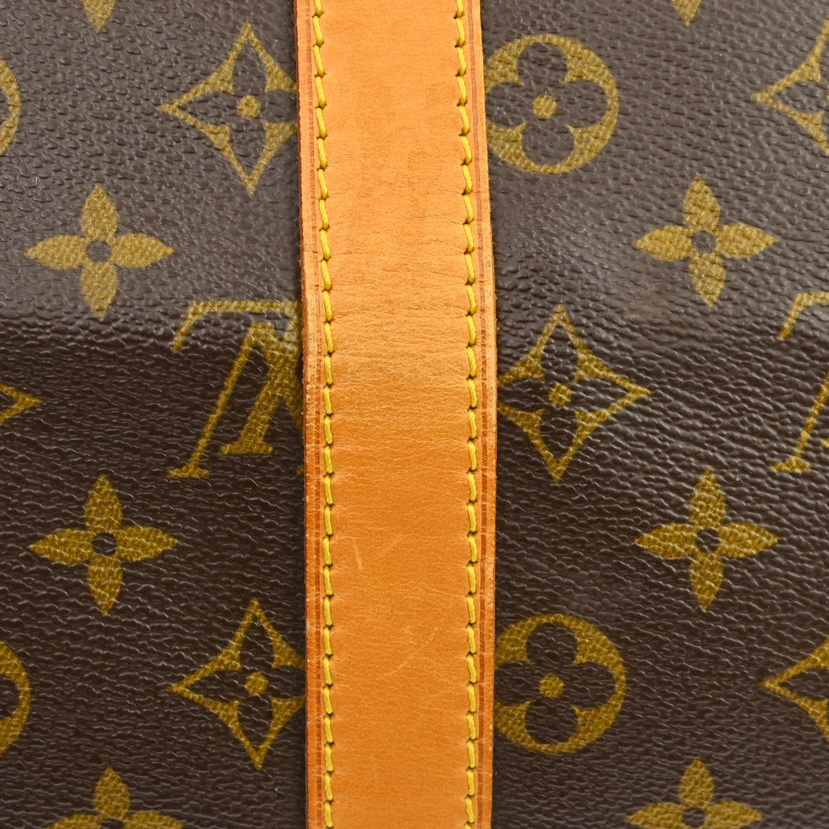 Louis Vuitton Keepall Bag Monogram Canvas Brown Canvas Travel Bag Bag (Pre-Owned)