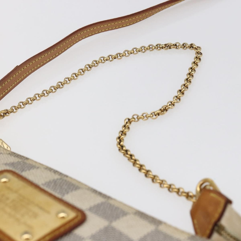 Louis Vuitton Eva Handbag Damier White Canvas Bag (Pre-Owned)