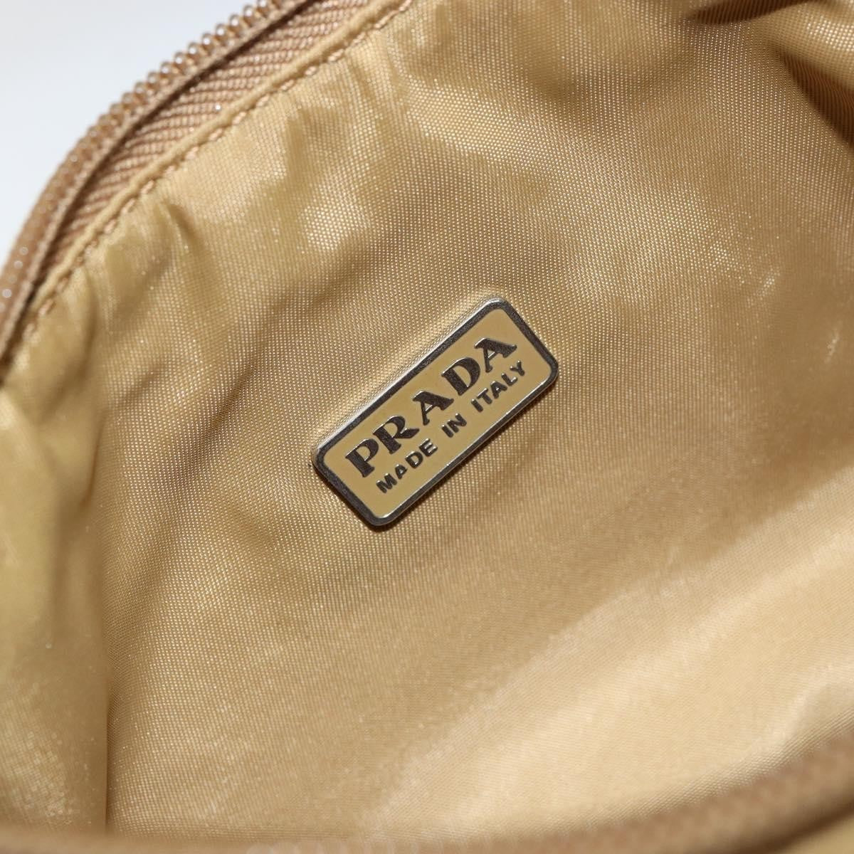 Prada Re-Edition 2000 Hobo Tessuto Beige Nylon Clutche & Pouche Bag (Pre-Owned)