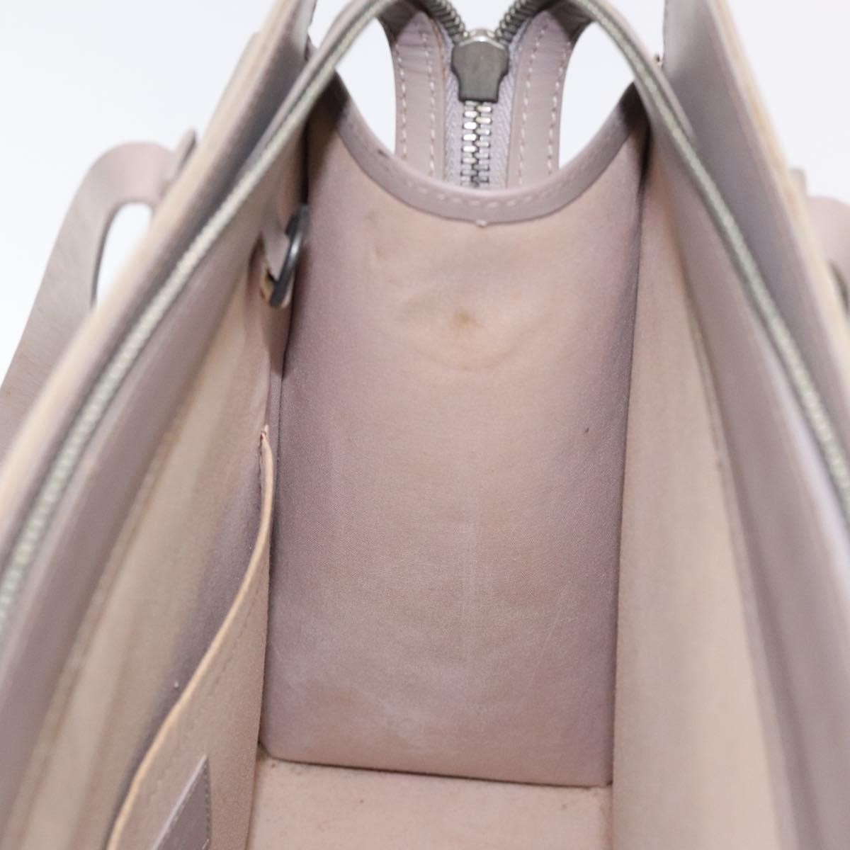 Louis Vuitton Croisette Handbag Epi Leather Purple Leather Tote Bag Bag (Pre-Owned)