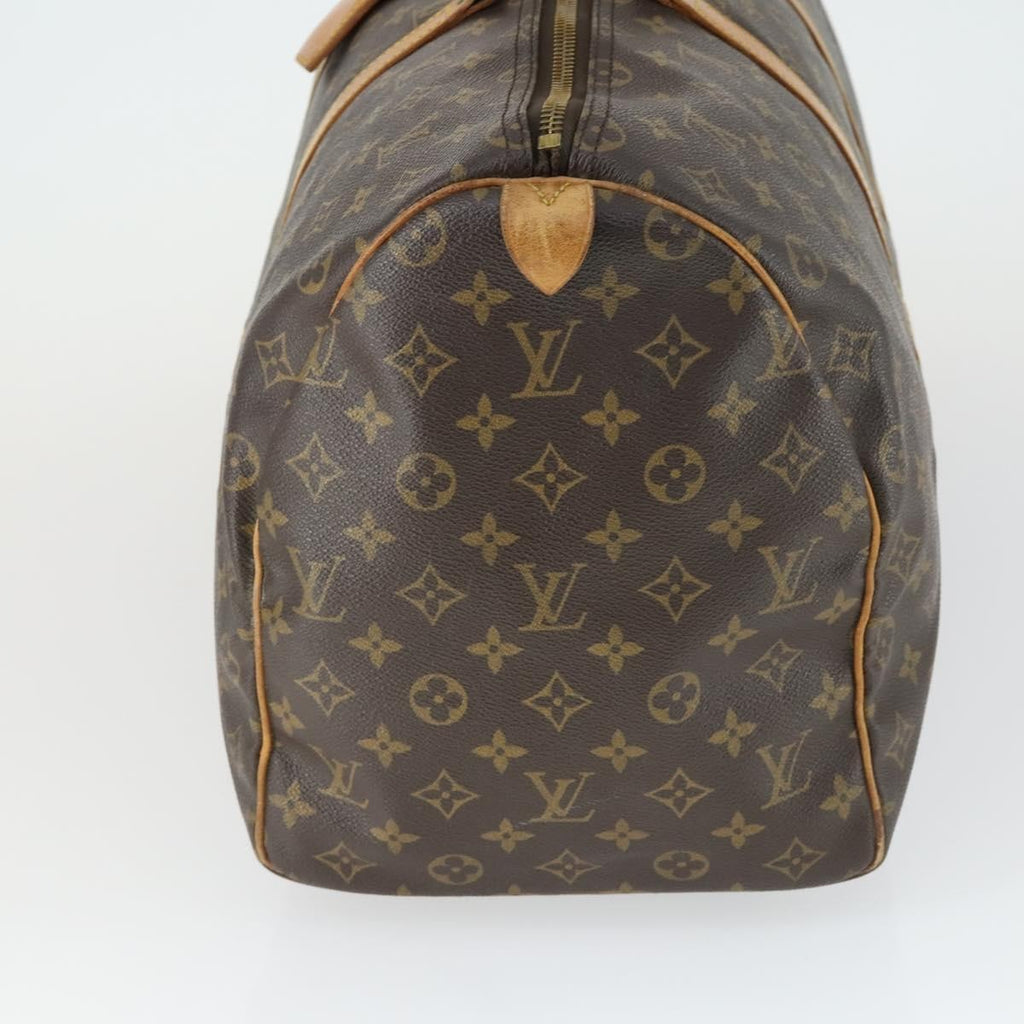 Louis Vuitton Keepall Bag Monogram Canvas Brown Canvas Travel Bag Bag (Pre-Owned)