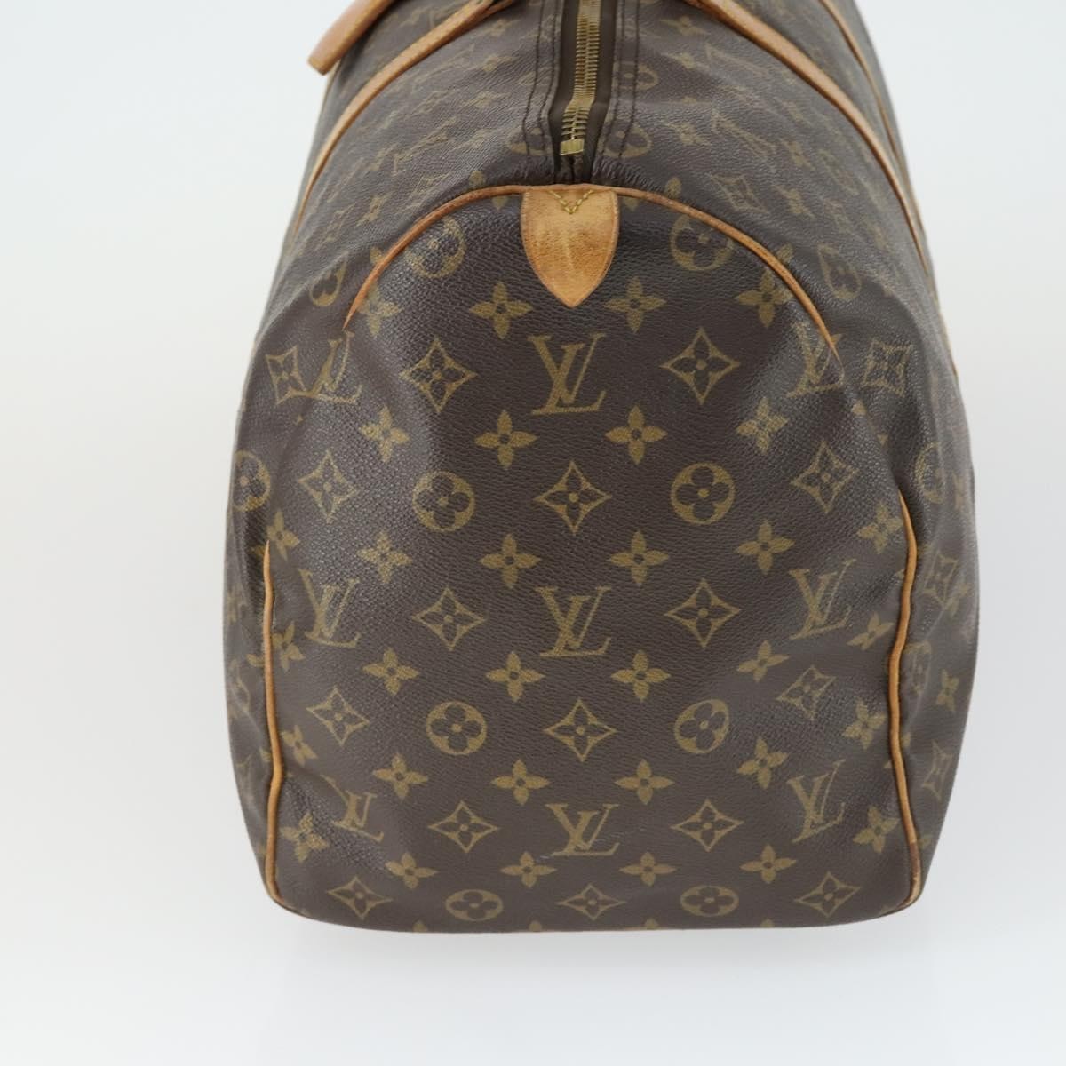 Louis Vuitton Keepall Bag Monogram Canvas Brown Canvas Travel Bag Bag (Pre-Owned)